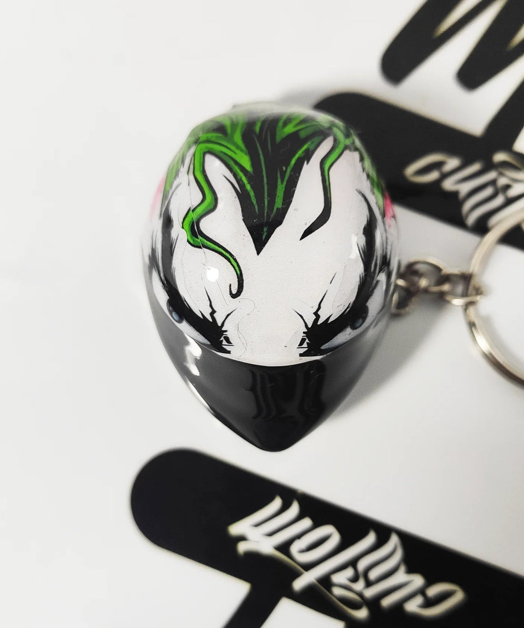 Llavero mini casco 3D joker