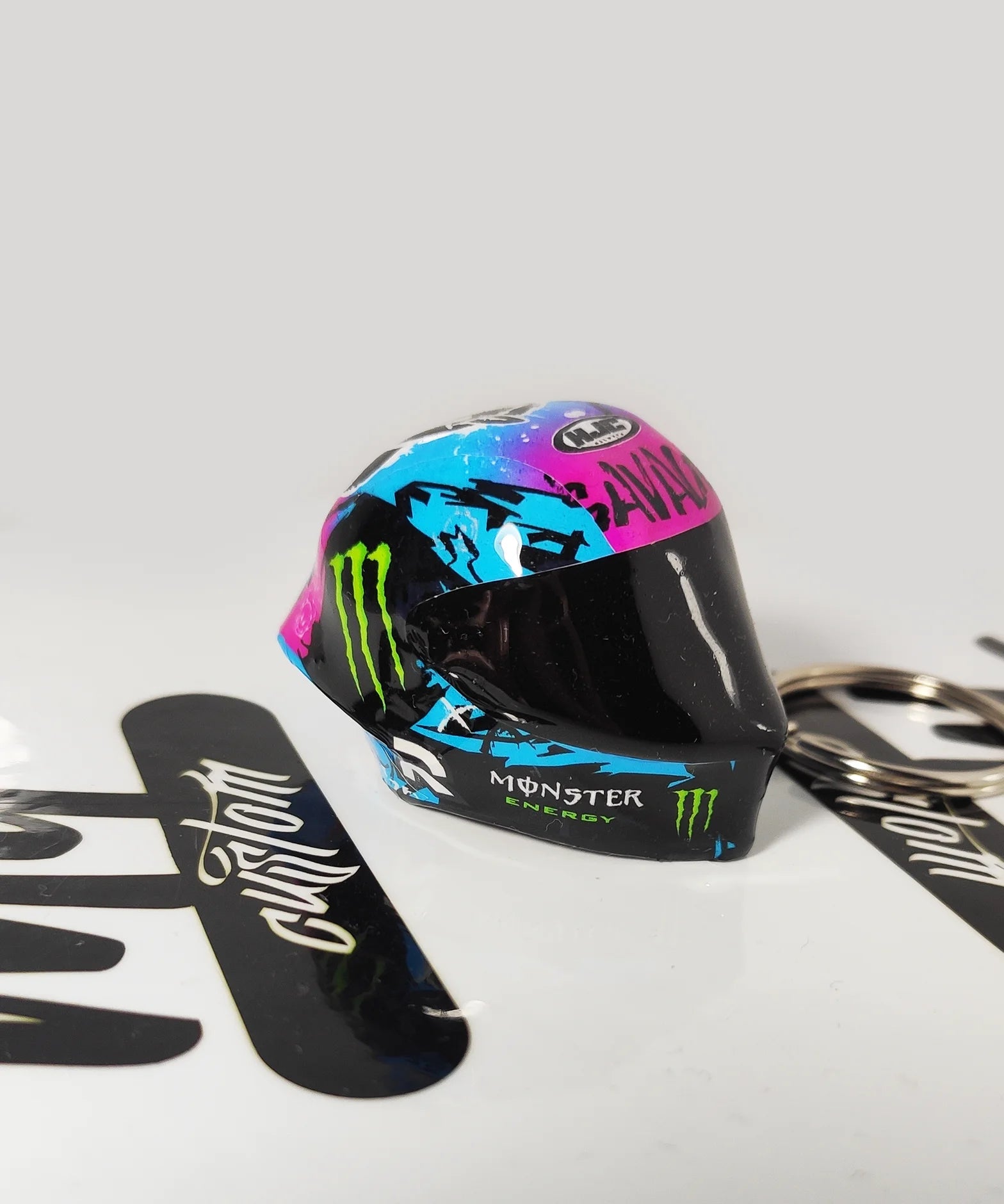 Llavero casco 3D QUARTARARO LE MANS II