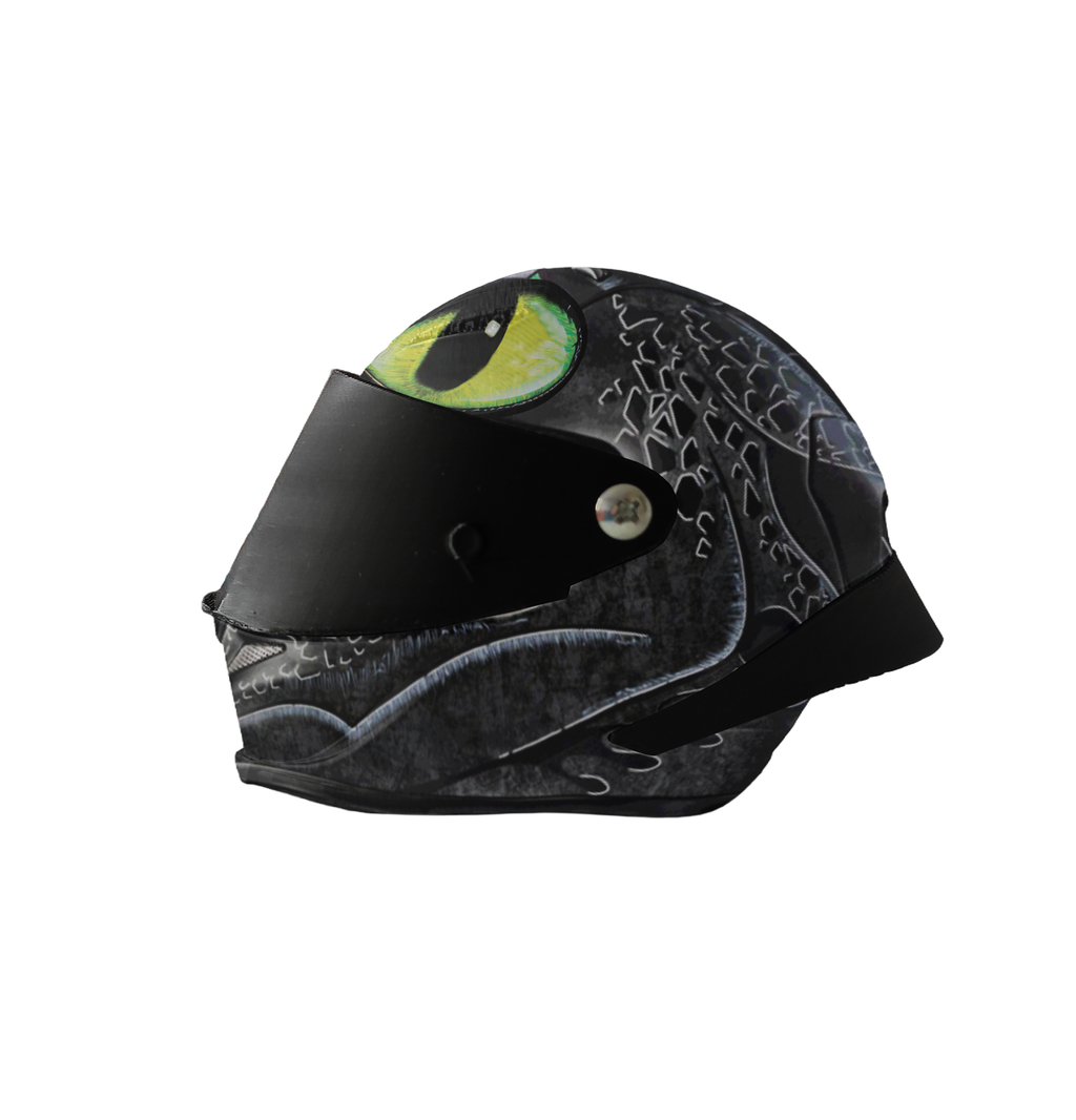 Casco AGV dragón 14cm x9cm