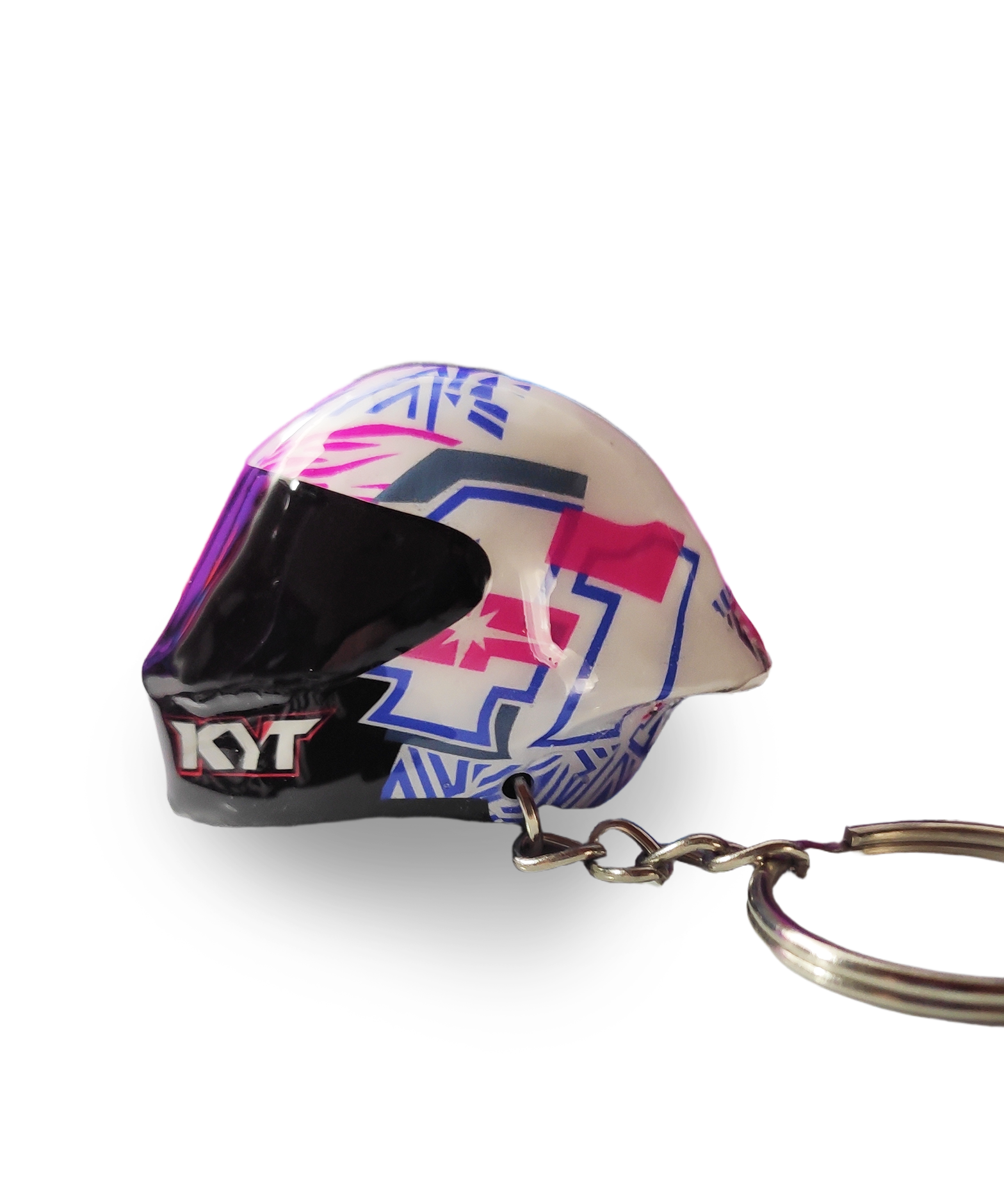 Llavero casco Casco Integral KYT NZ Race Espargaró Réplica 2021