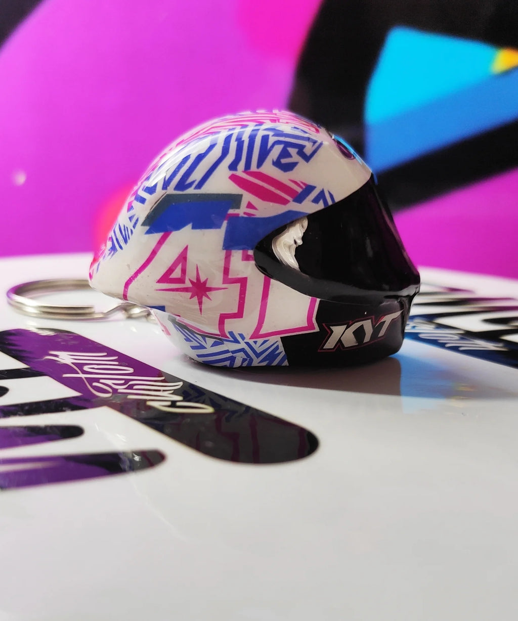 Llavero casco Casco Integral KYT NZ Race Espargaró Réplica 2021