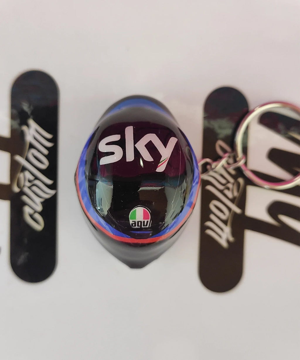 Llavero casco integral AGV K6 Marini Sky Racing Team 2021