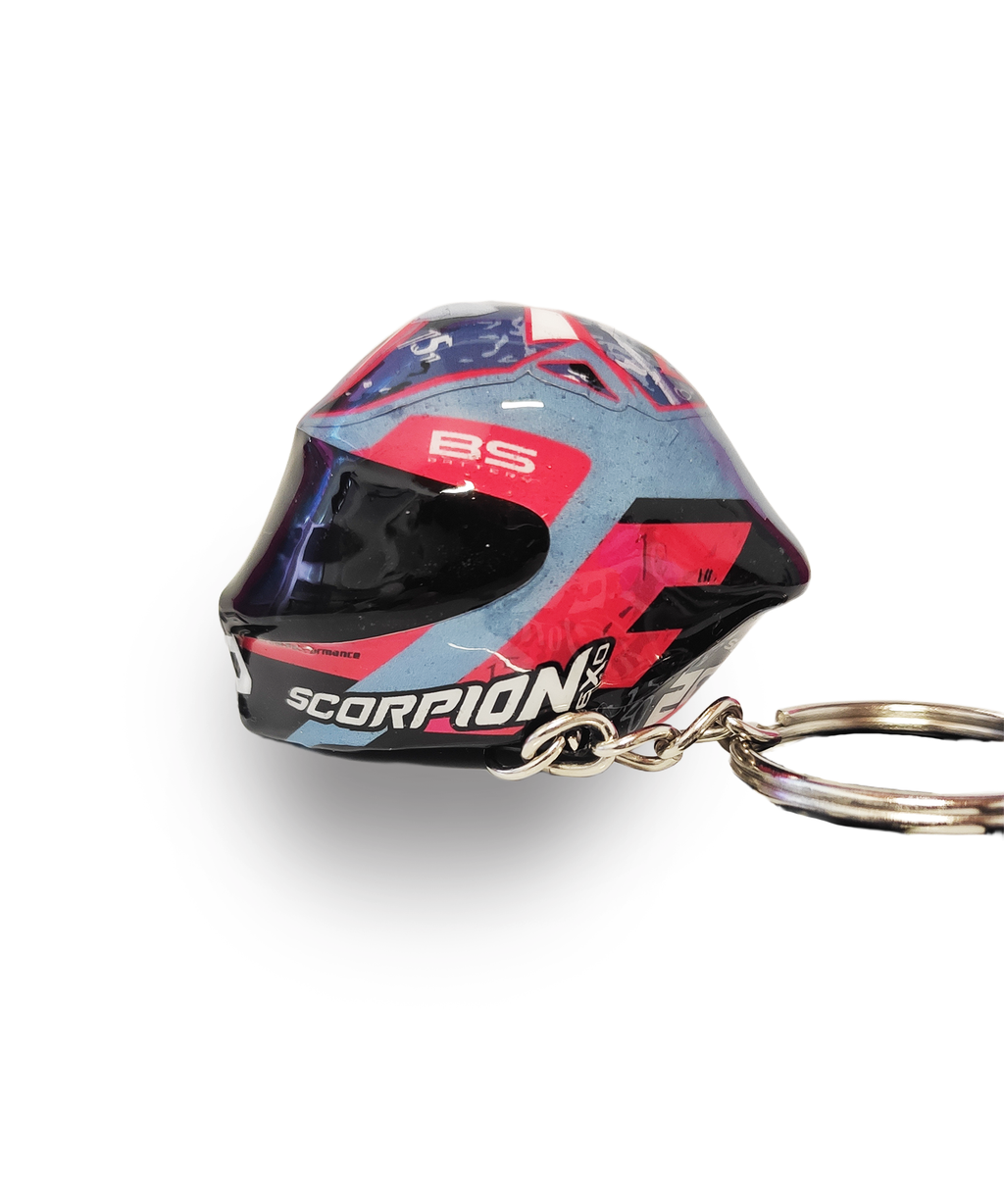 Llavero casco Scorpion EXO R1 Air QUARTARARO